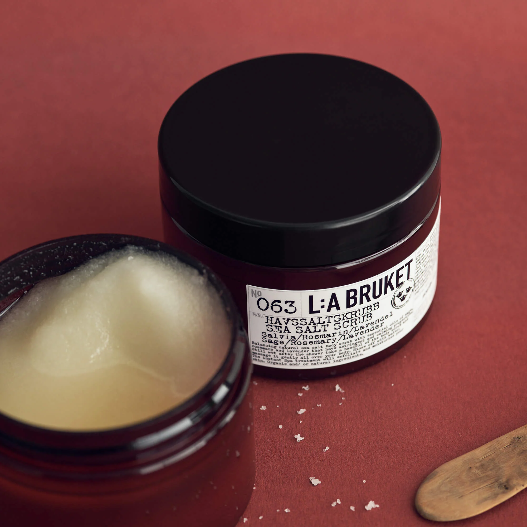 Sea Salt Scrub Body Scrub Sage Rosemary Lavender 063 - Image 6