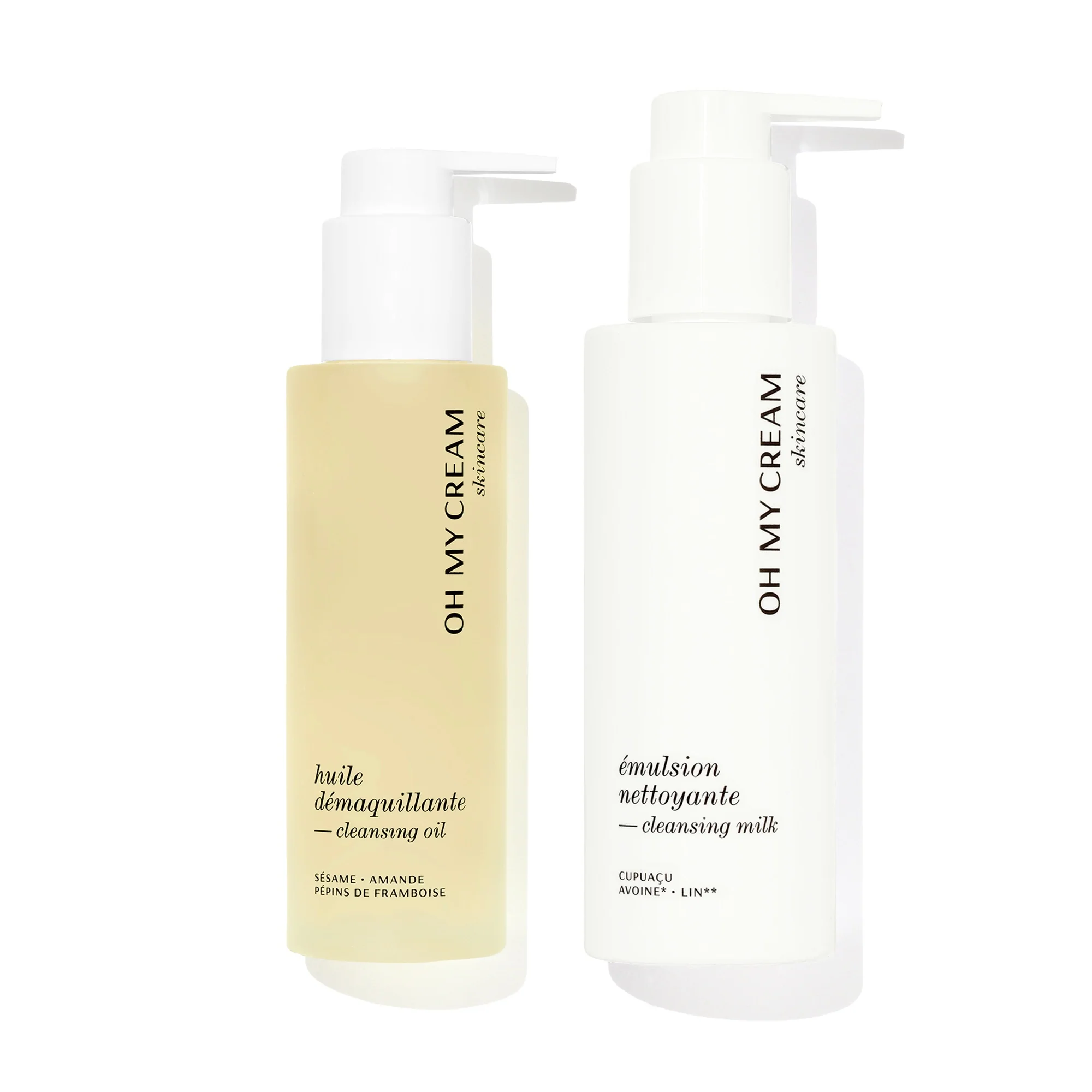 Double cleansing Oil and Emulsion